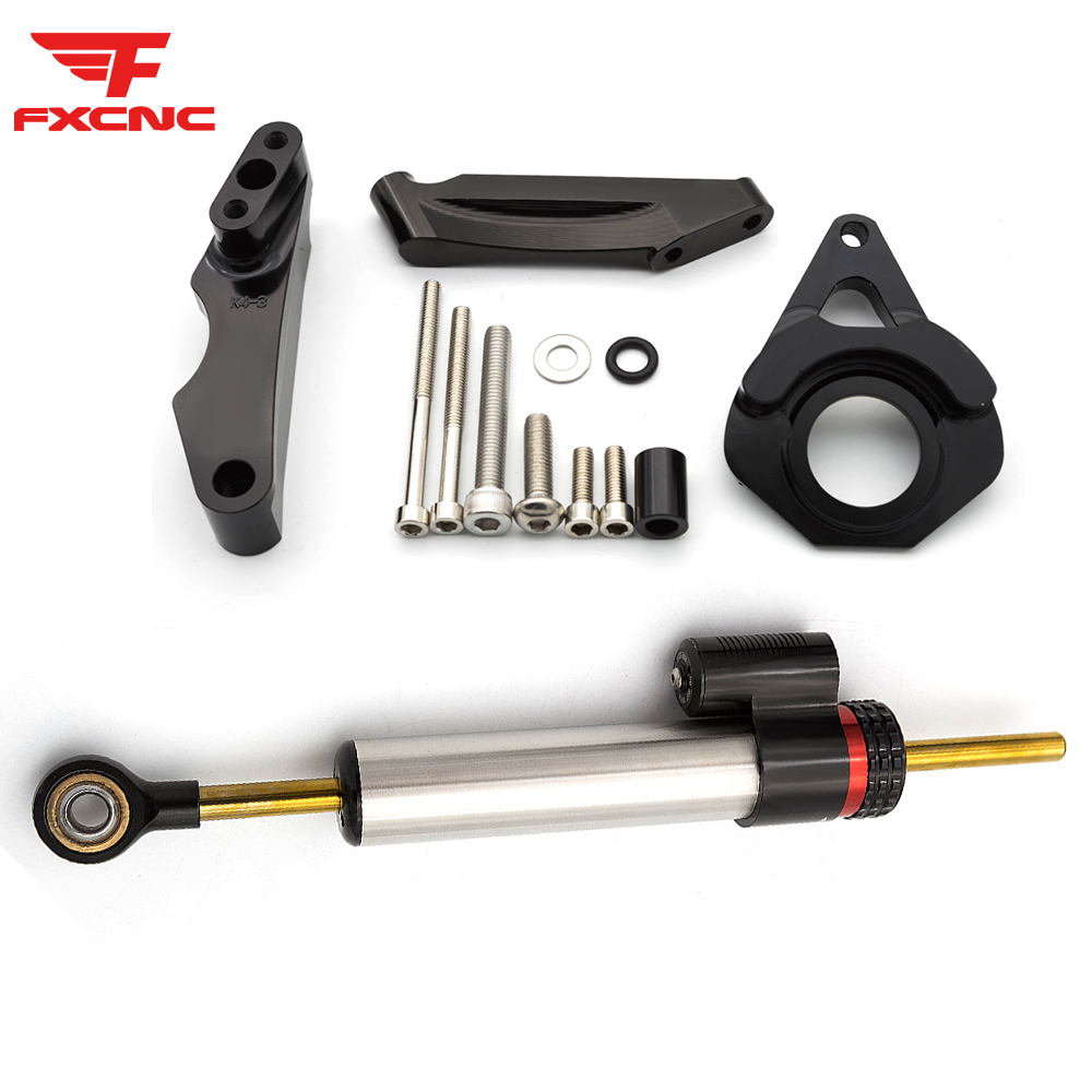 Steering Damper Stabilizer Kit Cnc - Untuk Suzuki GSXR600 750 K4 2001