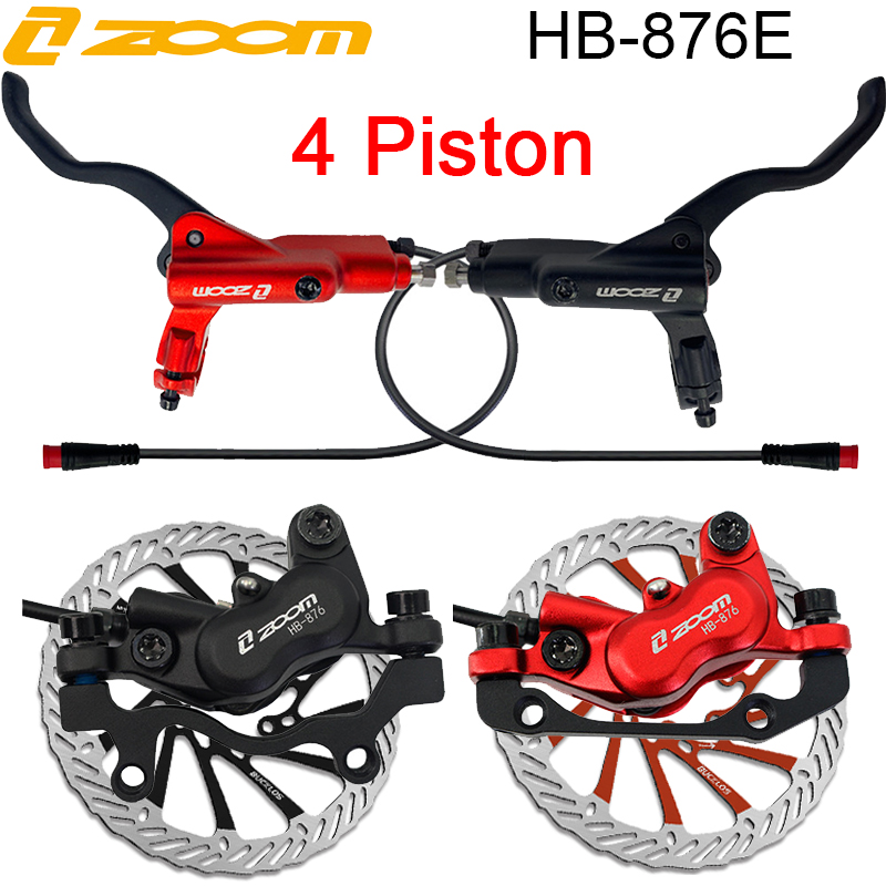 Zoom Hydraulic Brake 4 Piston E-Scooter - Set Rem Cakram Sepeda Listrik ZOOM