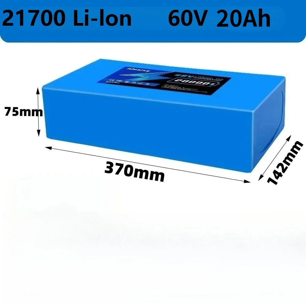 60V 30Ah 21700 Battery Pack - Paket Baterai Lithium 16S6P Aleaivy 60V