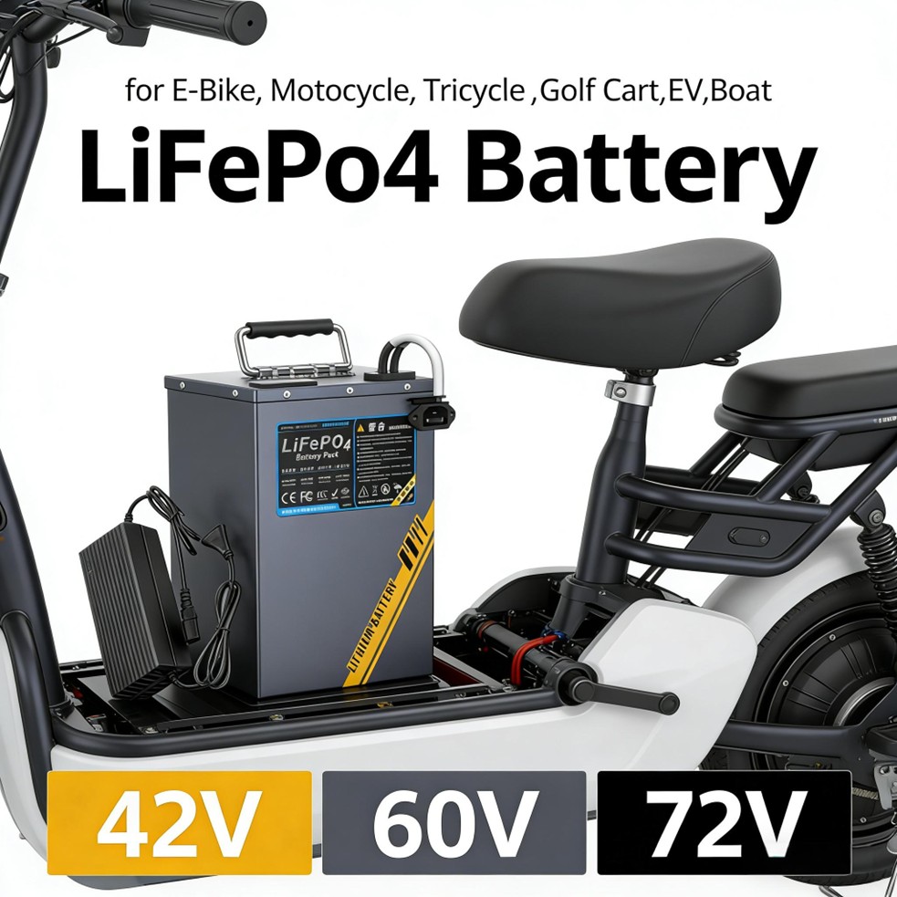 72V 30Ah Lifepo4 Battery Pack - Baterai LifePO4 48V 60V 72V Tahan