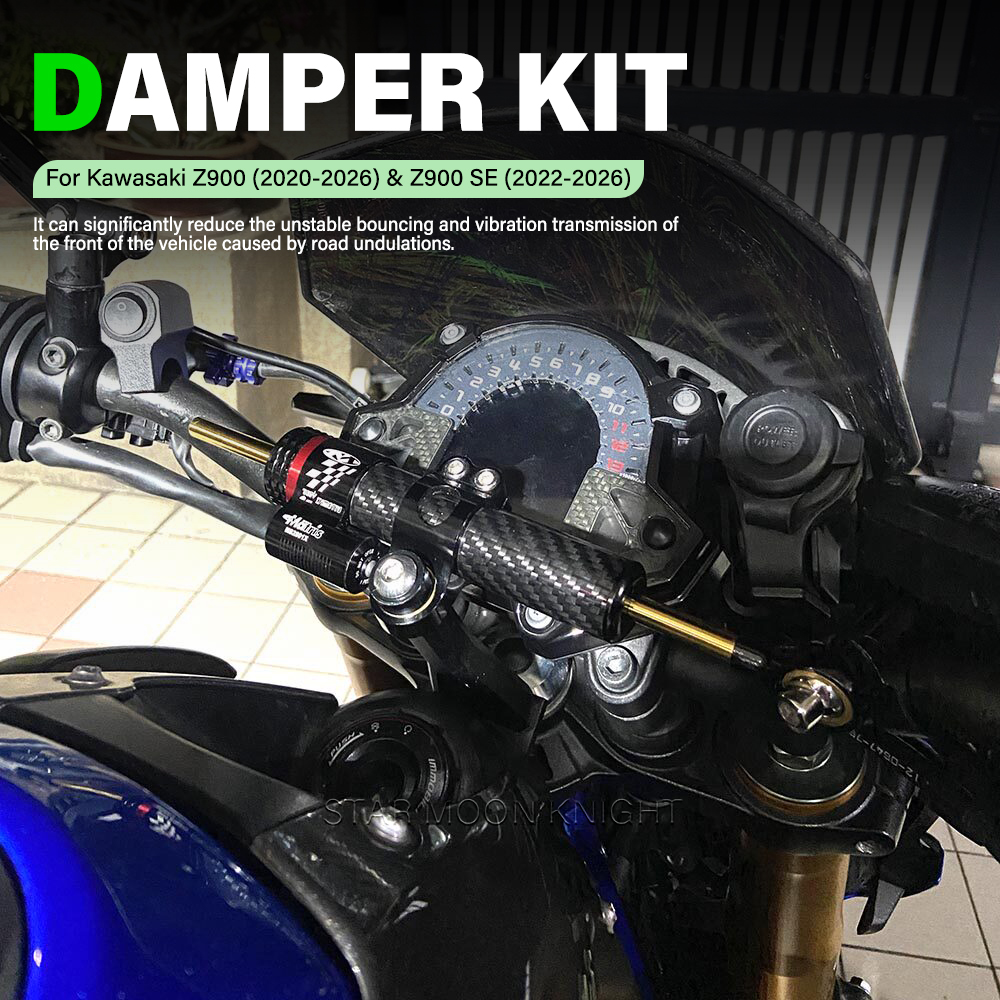Steering Damper Stabilizer Kit Cnc - Kit Pemasangan Braket Peredam Kemudi CNC