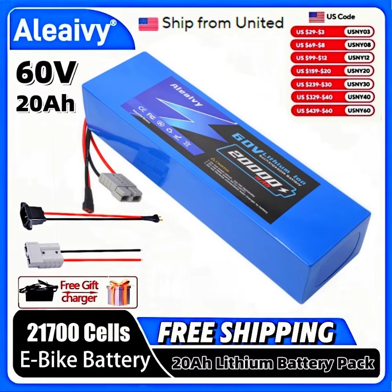60V 30Ah 21700 Battery Pack - Aleaivy 60V 20Ah 30Ah 21700 Paket