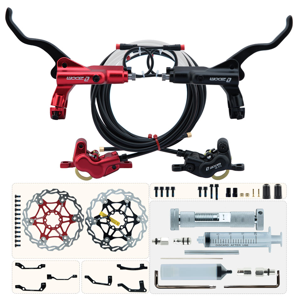 Zoom Hydraulic Brake 4 Piston E-Scooter - ZOOM HB-876E 4-piston rem hidrolik sepeda