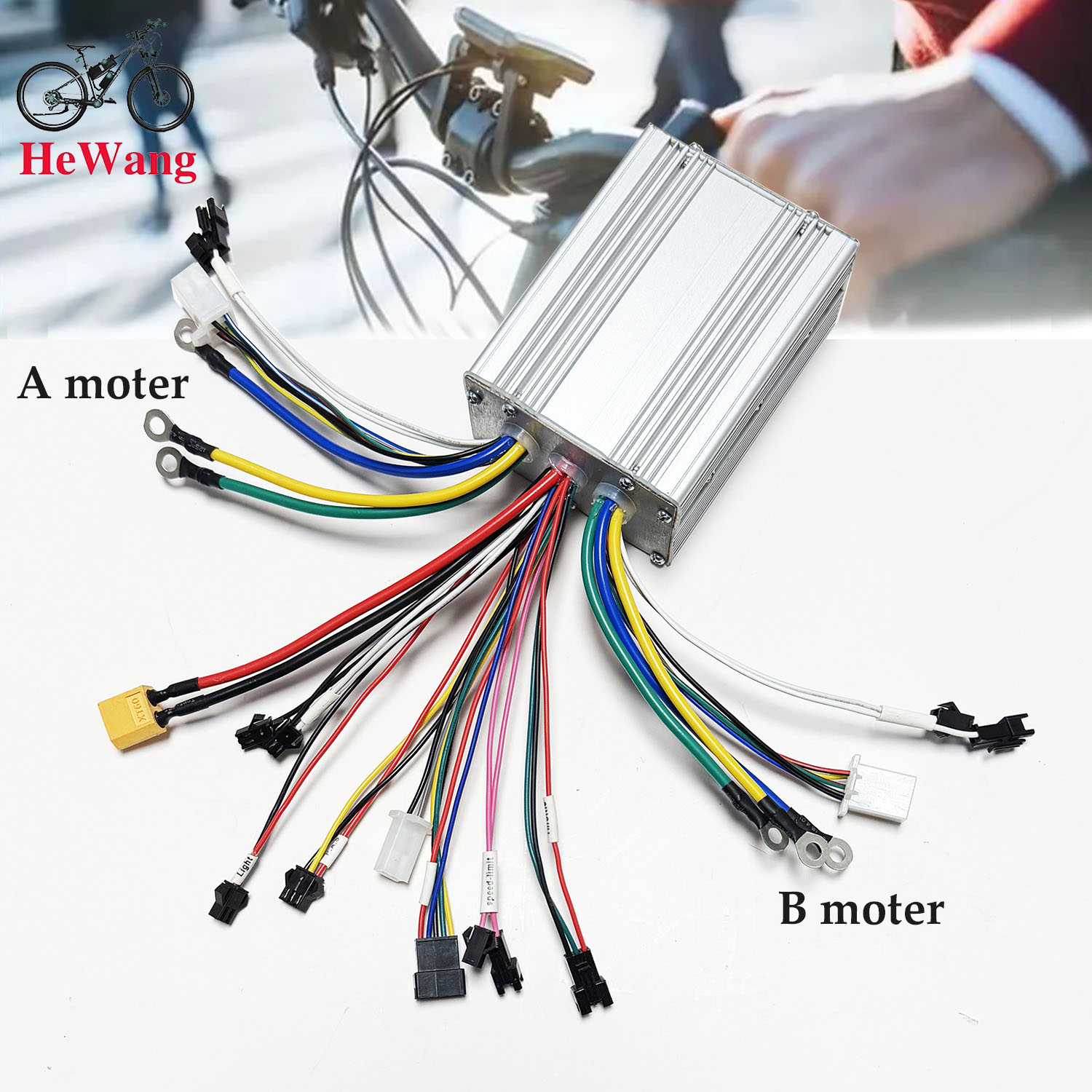 72V 45A Dual Controller - Pengontrol BLDC 36V 48V 52V 60V