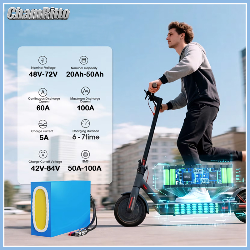 60V 30Ah 21700 Battery Pack - Baterai Sepeda Listrik 48V 20ah 30ah