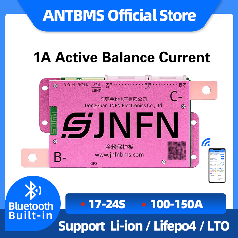 Smart Bms 20S 72V 150A Bluetooth - Papan Perlindungan Baterai Lithium Aktif ANT