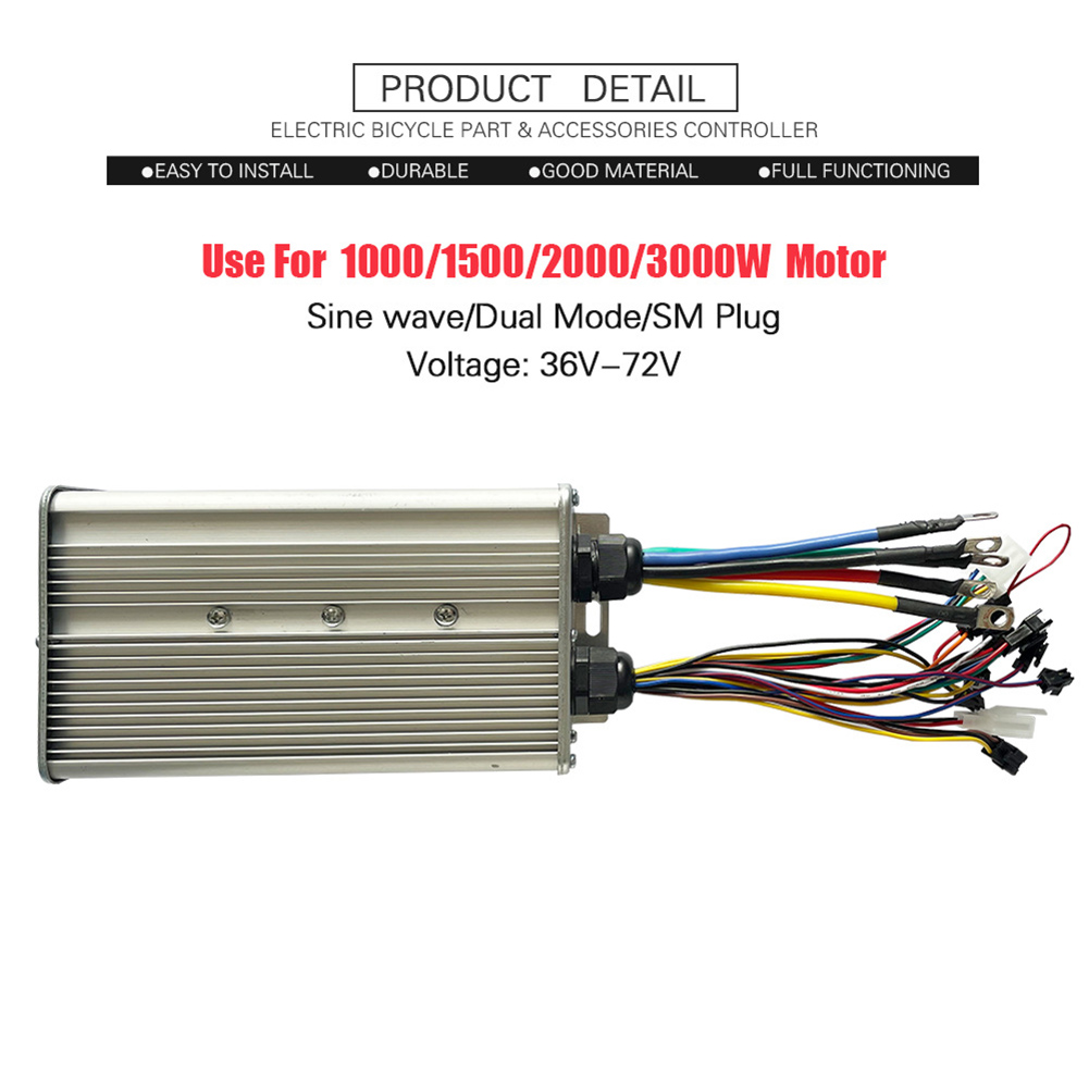 JN-60A 48V 72V 60A Pengontrol  - 72V 45A Dual Controller ulasan dan harga