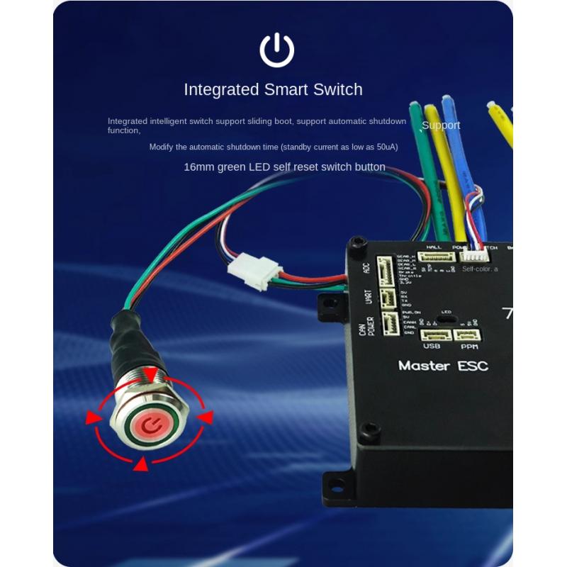 Flipsky Ft85bd Esc dengan Casi - 72V 45A Dual Controller ulasan dan harga