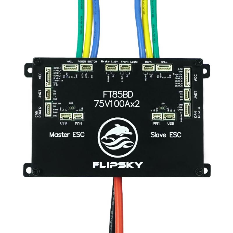 Flipsky Ft85bd Esc dengan Casi - 72V 45A Dual Controller ulasan dan harga