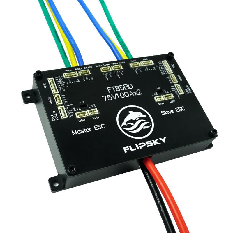 Flipsky Ft85bd Esc dengan Casi - 72V 45A Dual Controller ulasan dan harga
