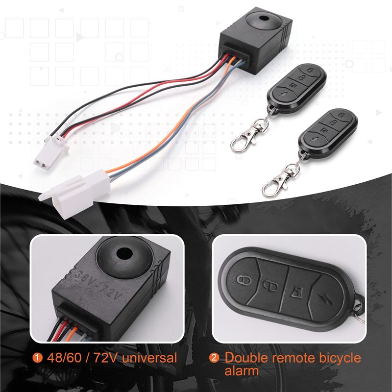 B49CEbike Sistem Alarm Remote  - 72V 45A Dual Controller ulasan dan harga