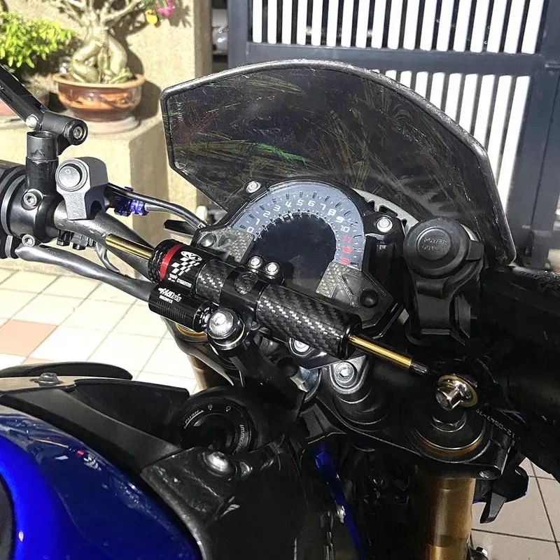 Peredam Kemudi Serat Karbon un - Steering Damper Stabilizer Kit Cnc ulasan dan harga